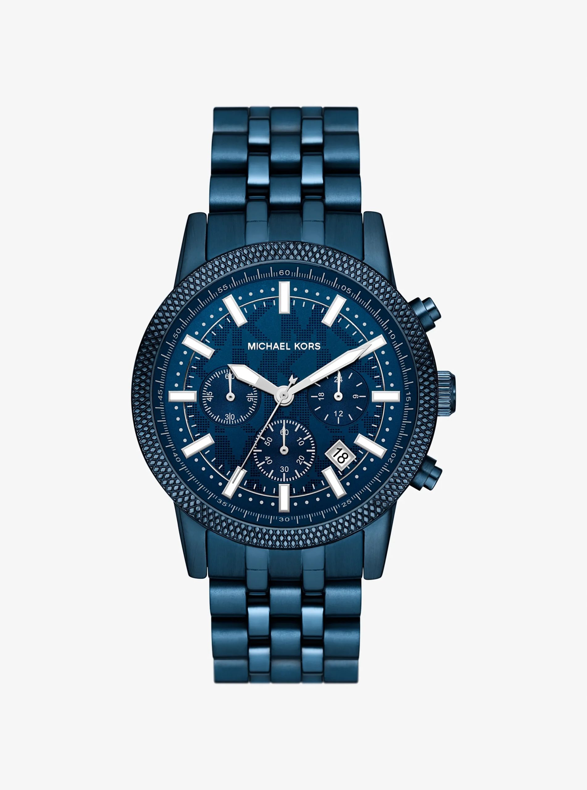 Michael Kors Oversized Hutton Blue-Tone Watch - Preorder