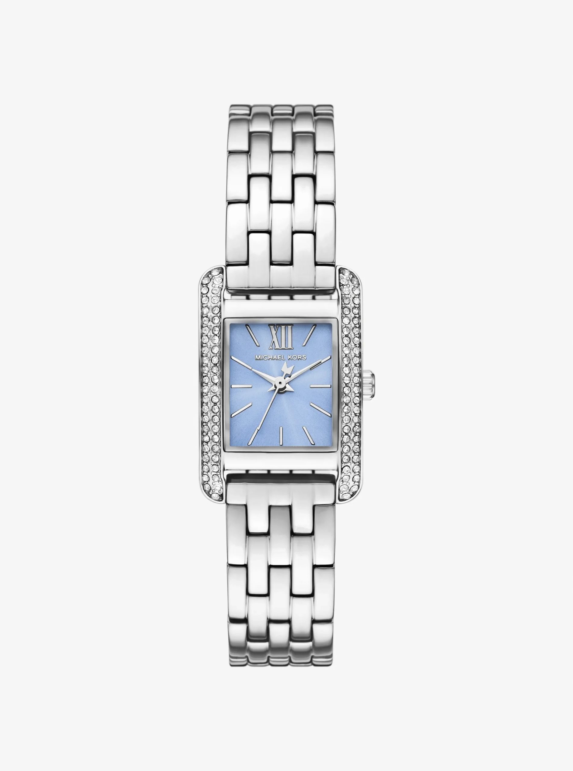 Michael Kors Mini Monroe Pavé Silver-Tone Watch - Preorder