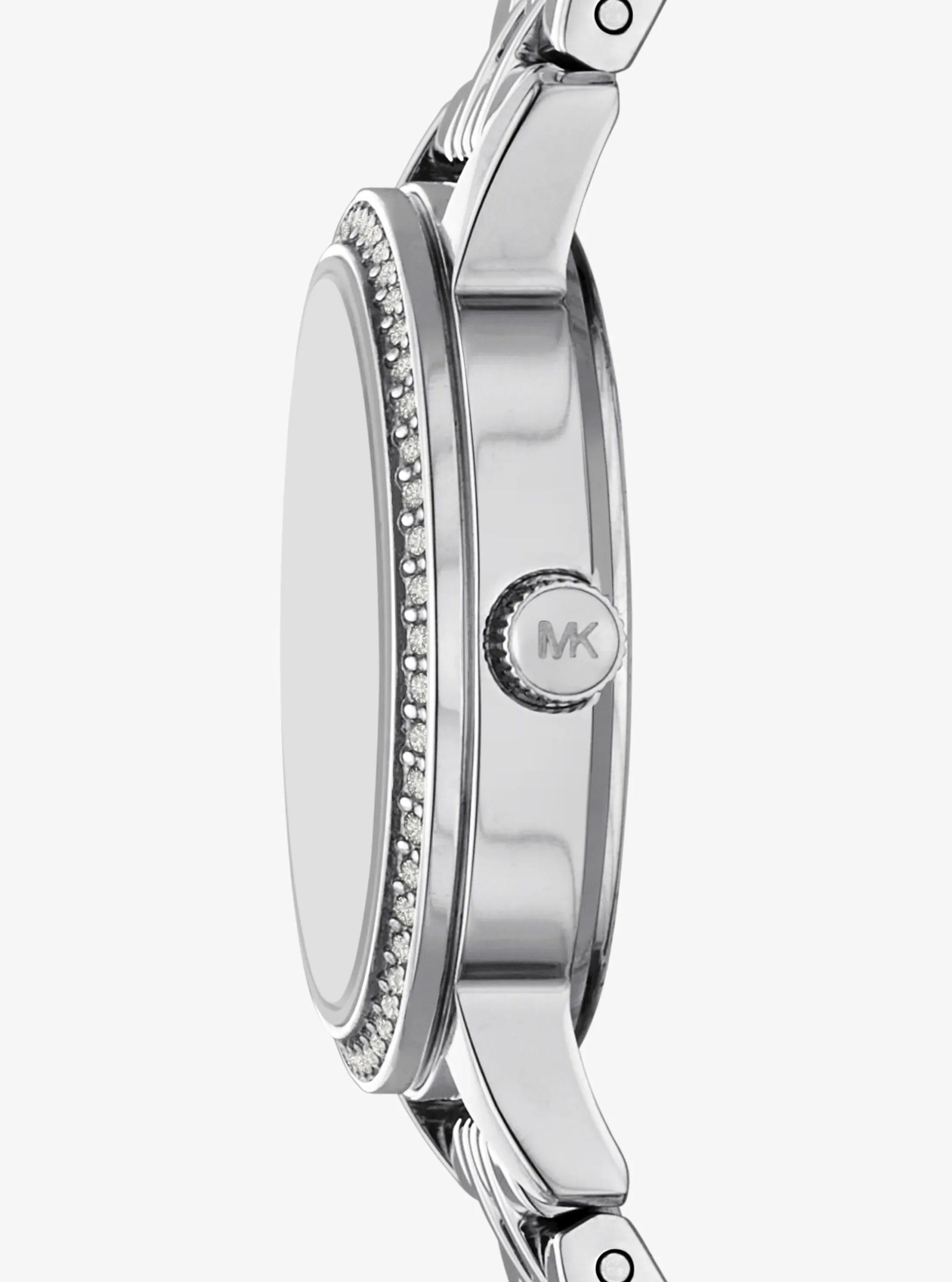Michael Kors Mini Melissa Pavé Silver-Tone Watch - Preorder