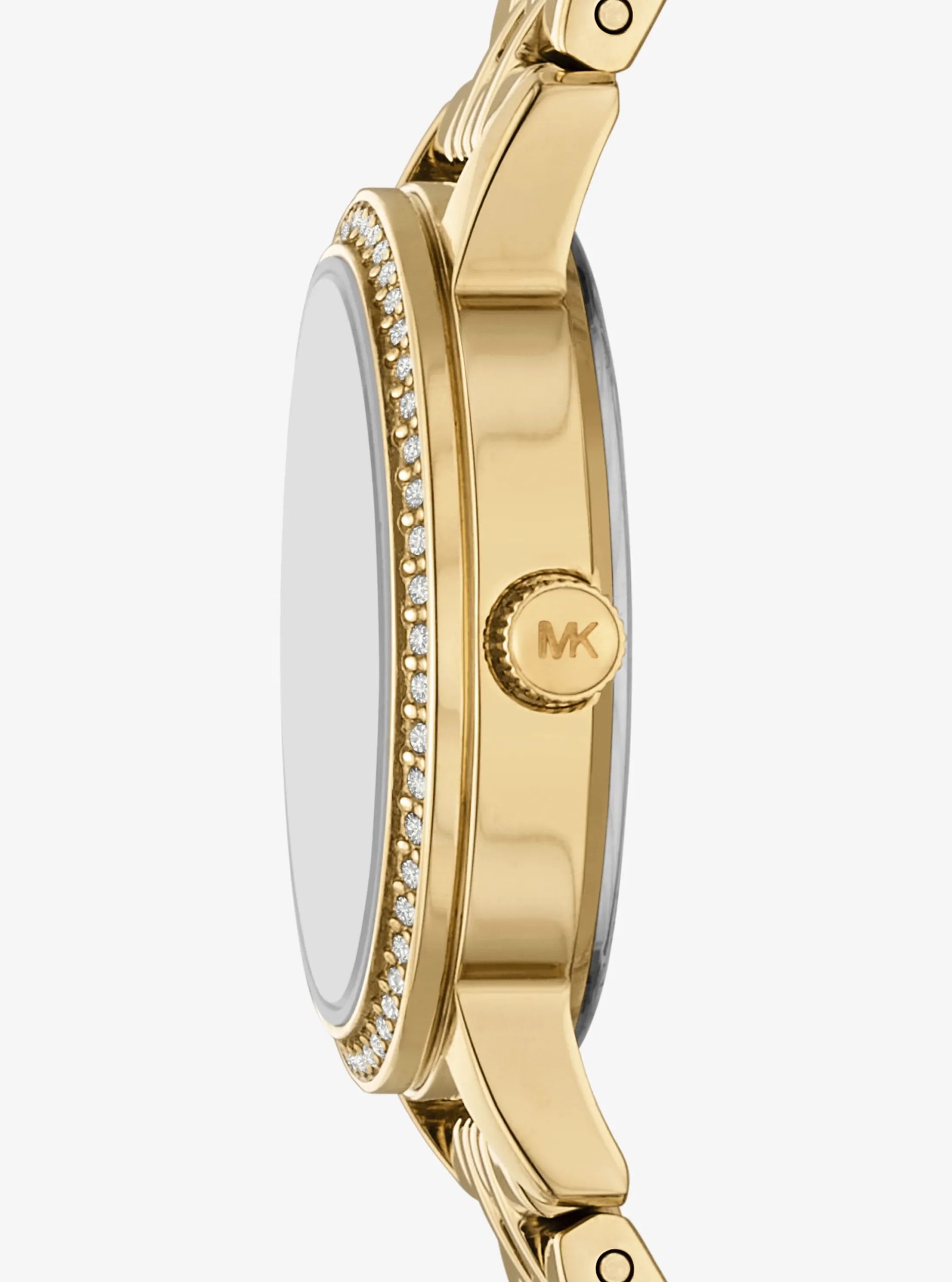 Michael Kors Mini Melissa Pavé Gold-Tone Watch - Preorder