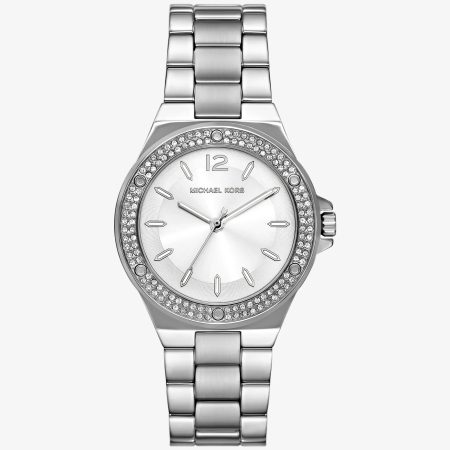 Michael Kors Lennox Pavé Silver-Tone Watch - Preorder — Silver