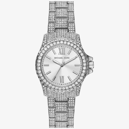 Michael Kors Mini Everest Pavé Silver-Tone Watch - Preorder — Silver