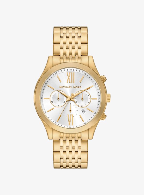Michael Kors Oversized Aspyn Gold-Tone Watch - Preorder