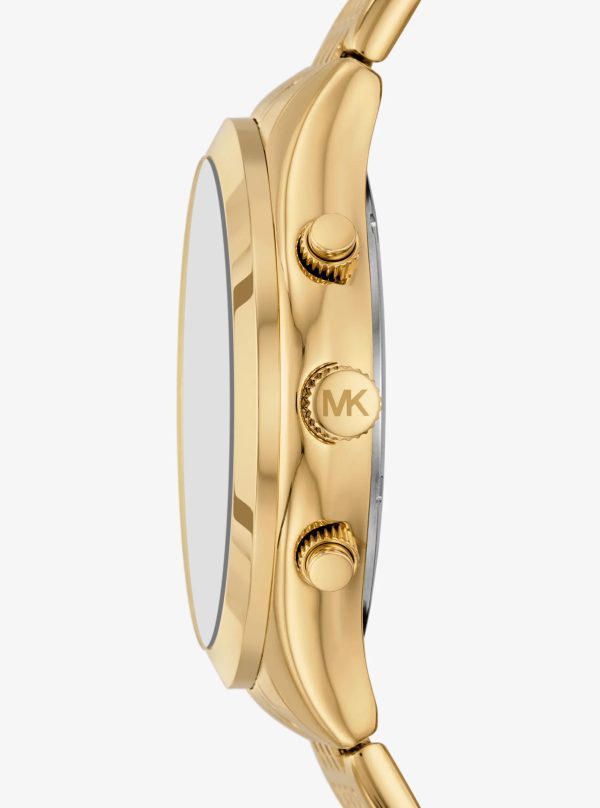 Michael Kors Oversized Aspyn Gold-Tone Watch - Preorder