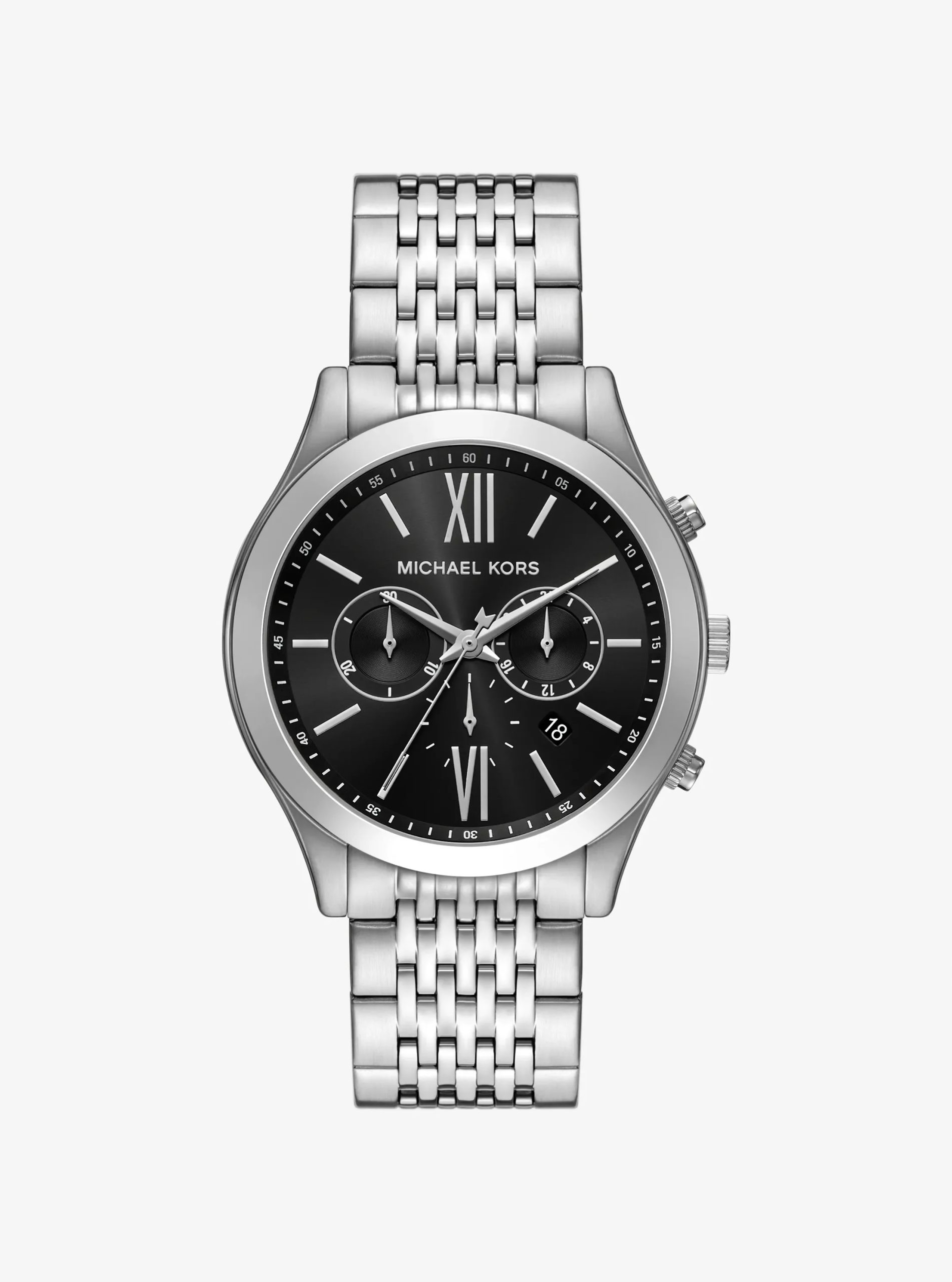 Michael Kors Oversized Aspyn Silver-Tone Watch - Preorder