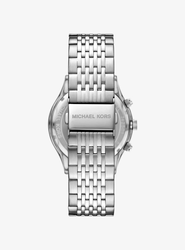 Michael Kors Oversized Aspyn Silver-Tone Watch - Preorder