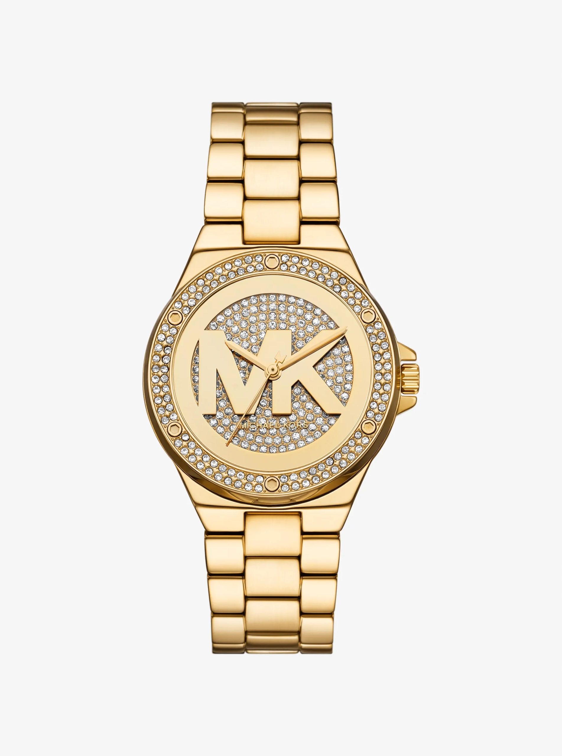 Michael Kors Lennox Pavé Gold-Tone Watch - Preorder