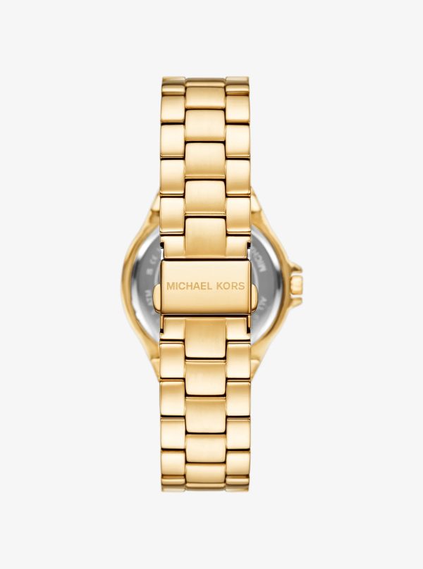 Michael Kors Lennox Pavé Gold-Tone Watch - Preorder