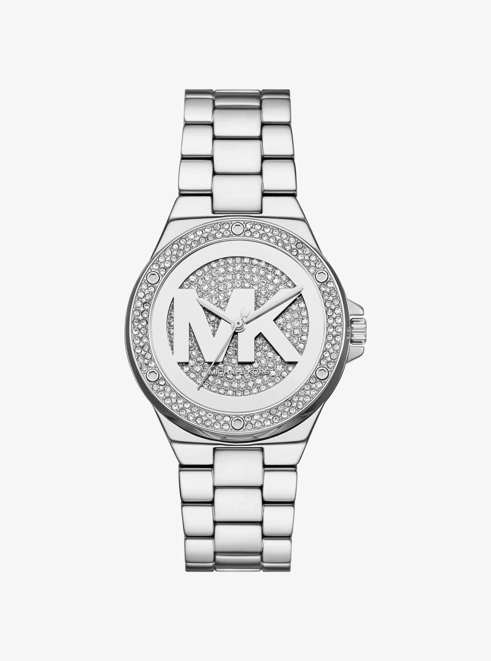 Michael Kors Lennox Pavé Silver-Tone Watch - Preorder