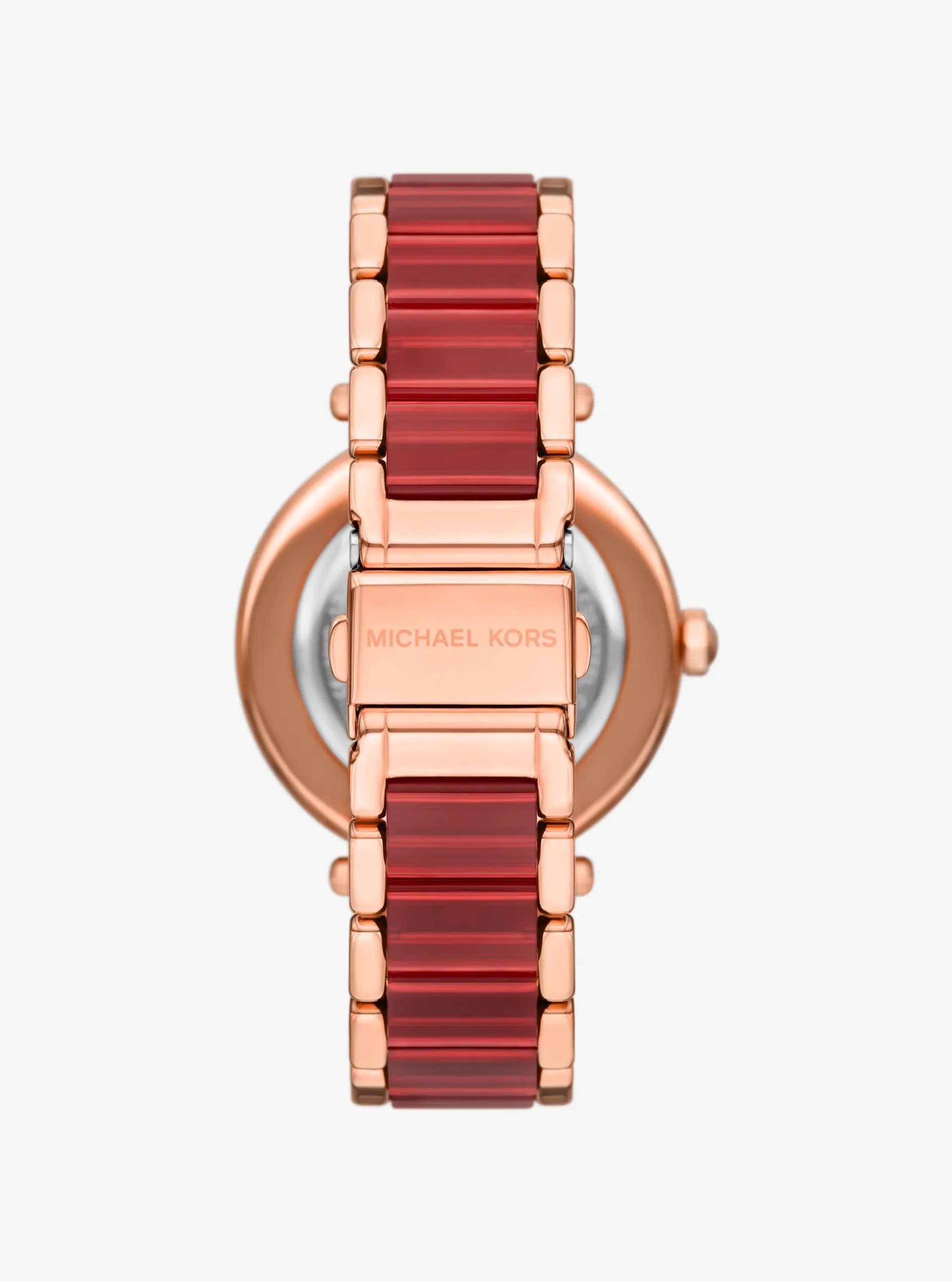 Michael Kors Parker Pavé Rose Gold-Tone and Acetate Watch - Preorder
