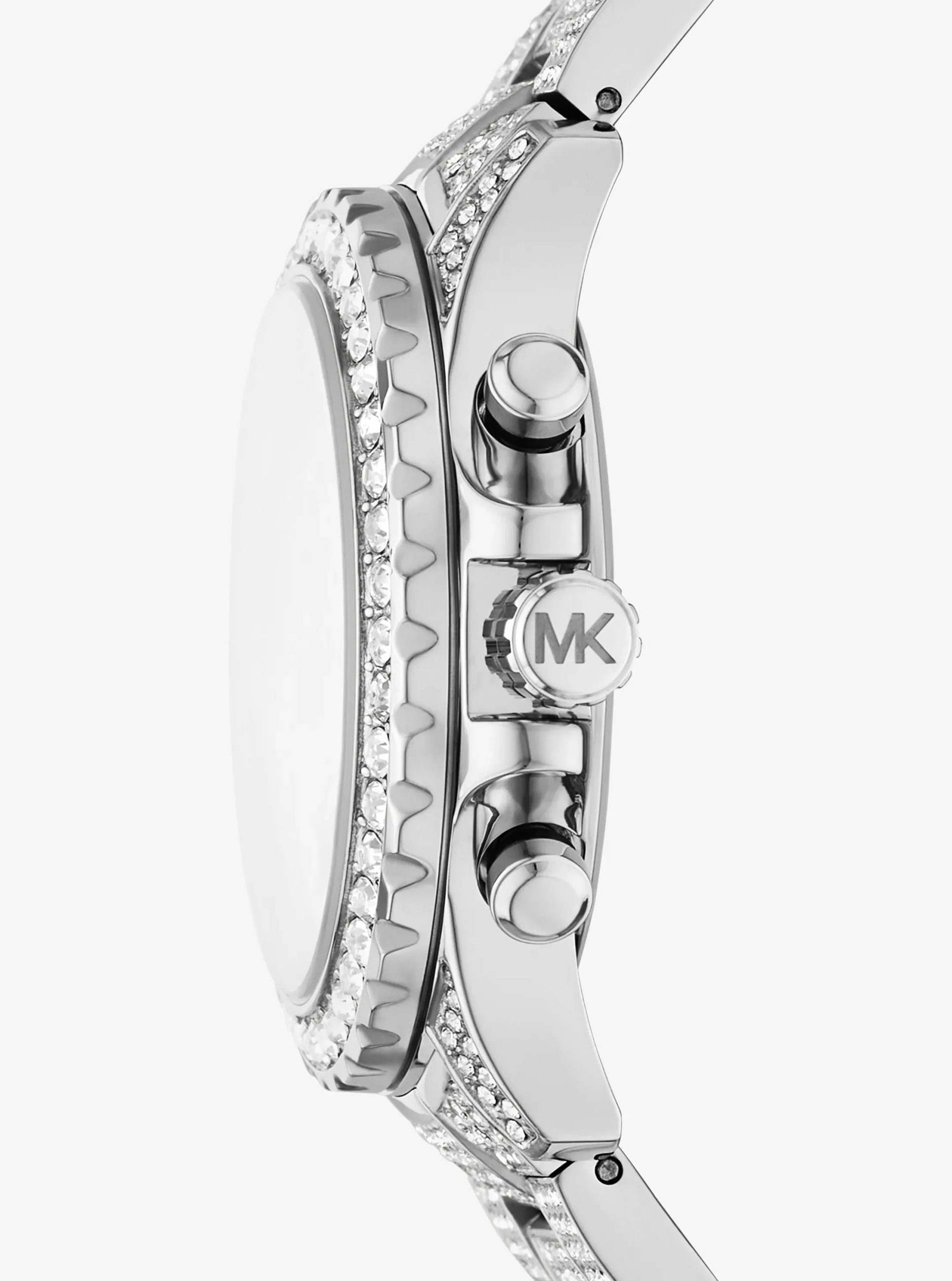 Michael Kors Oversized Everest Pavé Silver-Tone Watch - Preorder