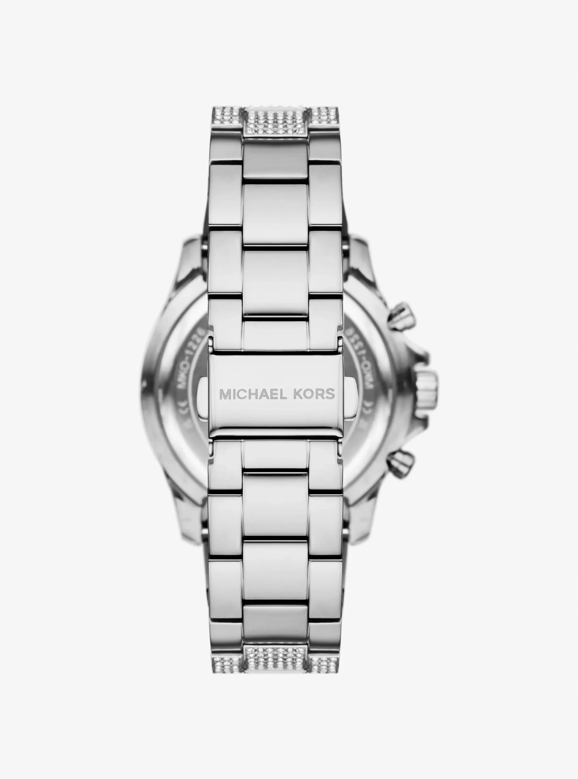 Michael Kors Oversized Everest Pavé Silver-Tone Watch - Preorder