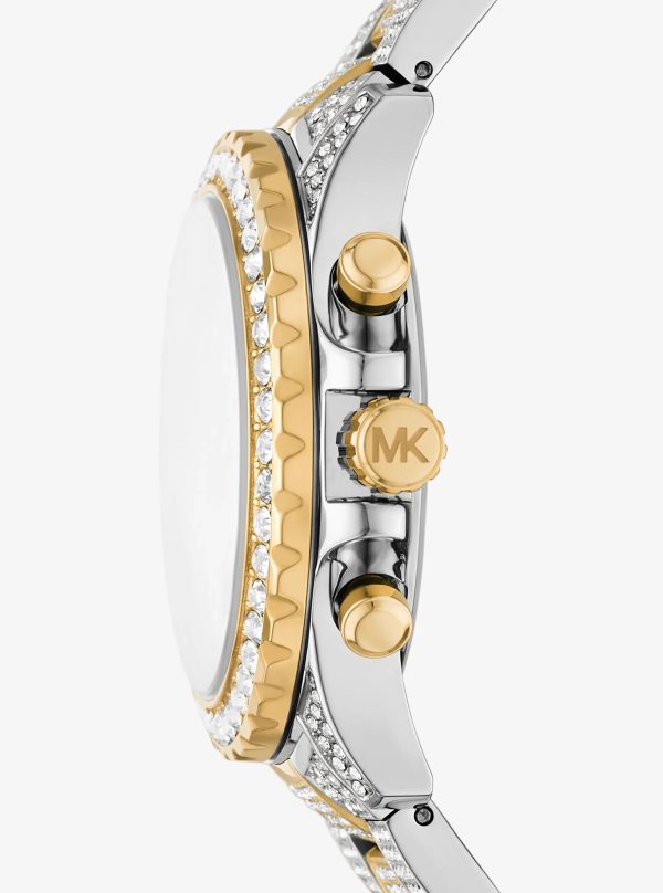 Michael Kors Oversized Everest Pavé Two-Tone Watch - Preorder
