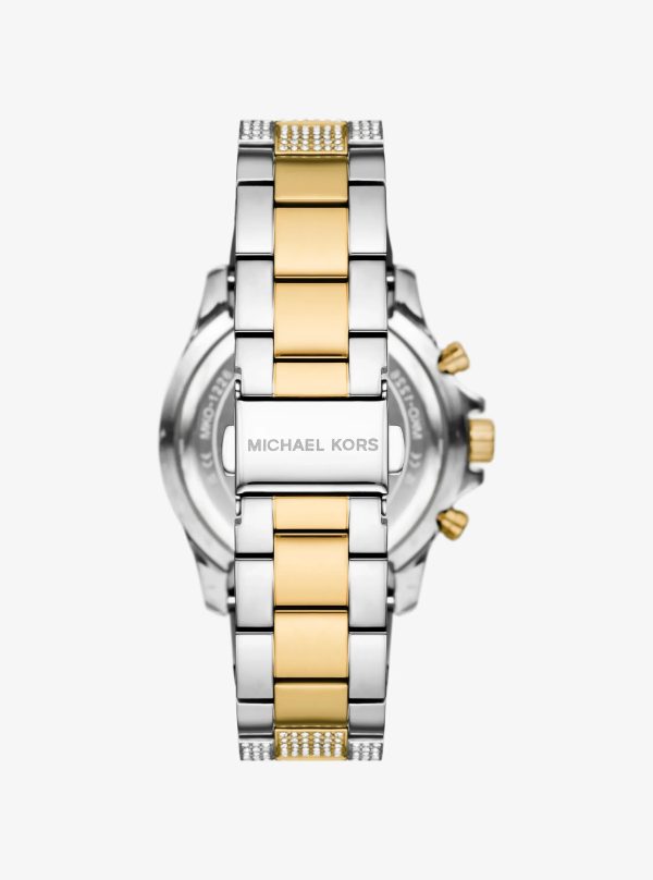Michael Kors Oversized Everest Pavé Two-Tone Watch - Preorder