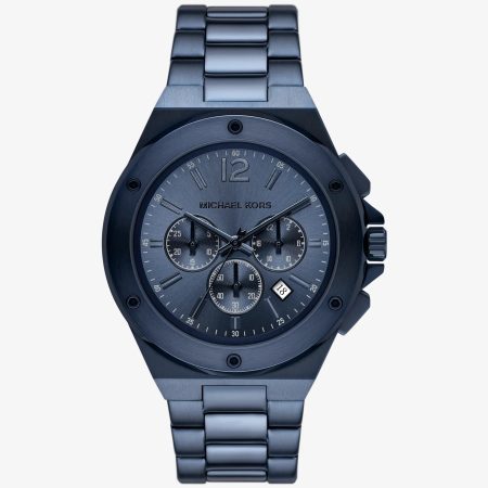 Michael Kors Oversized Lennox Blue-Tone Watch - Preorder — Navy