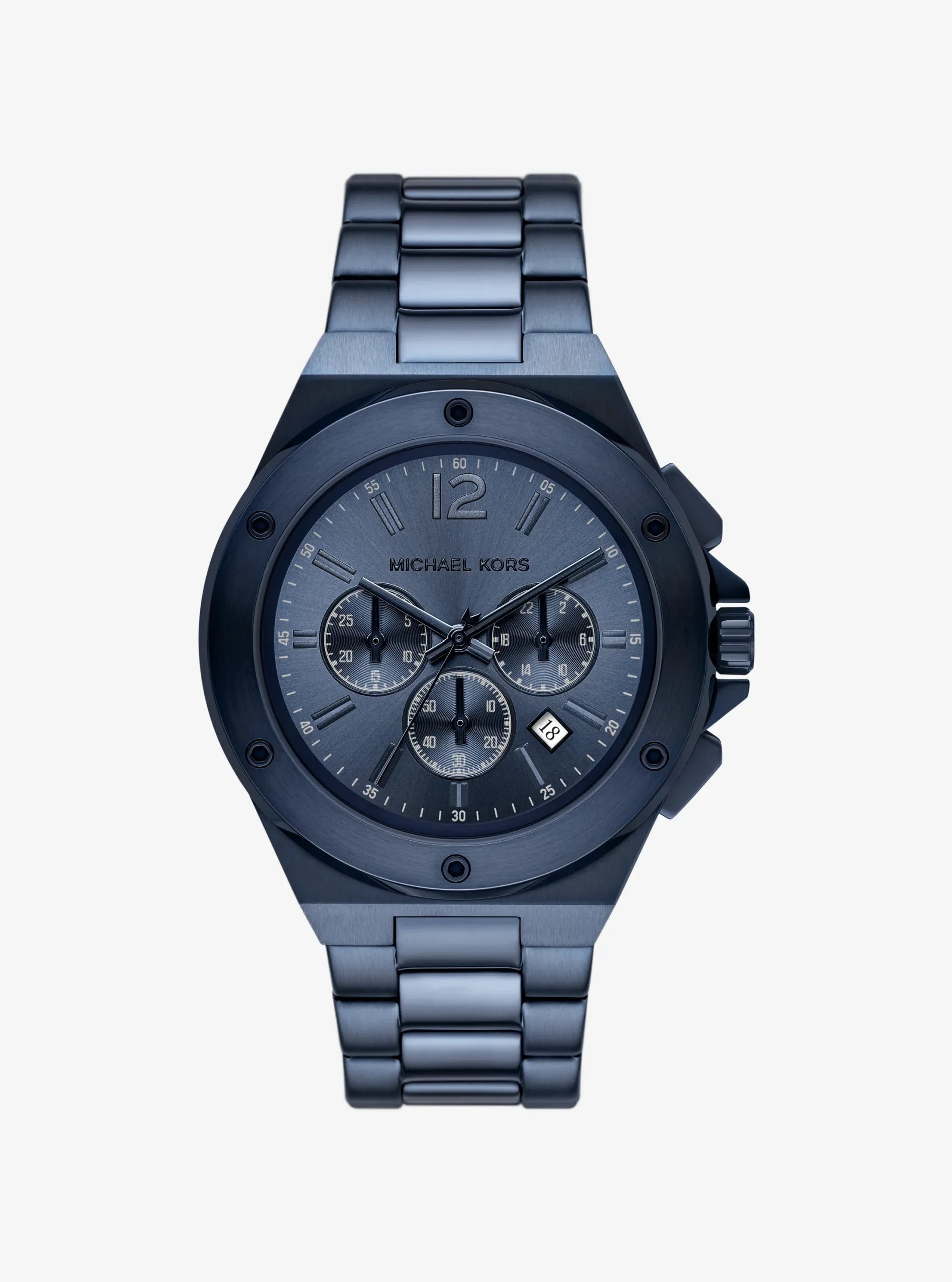 Michael Kors Oversized Lennox Blue-Tone Watch - Preorder