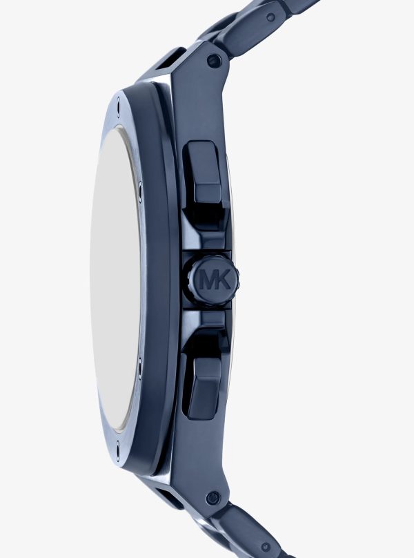Michael Kors Oversized Lennox Blue-Tone Watch - Preorder