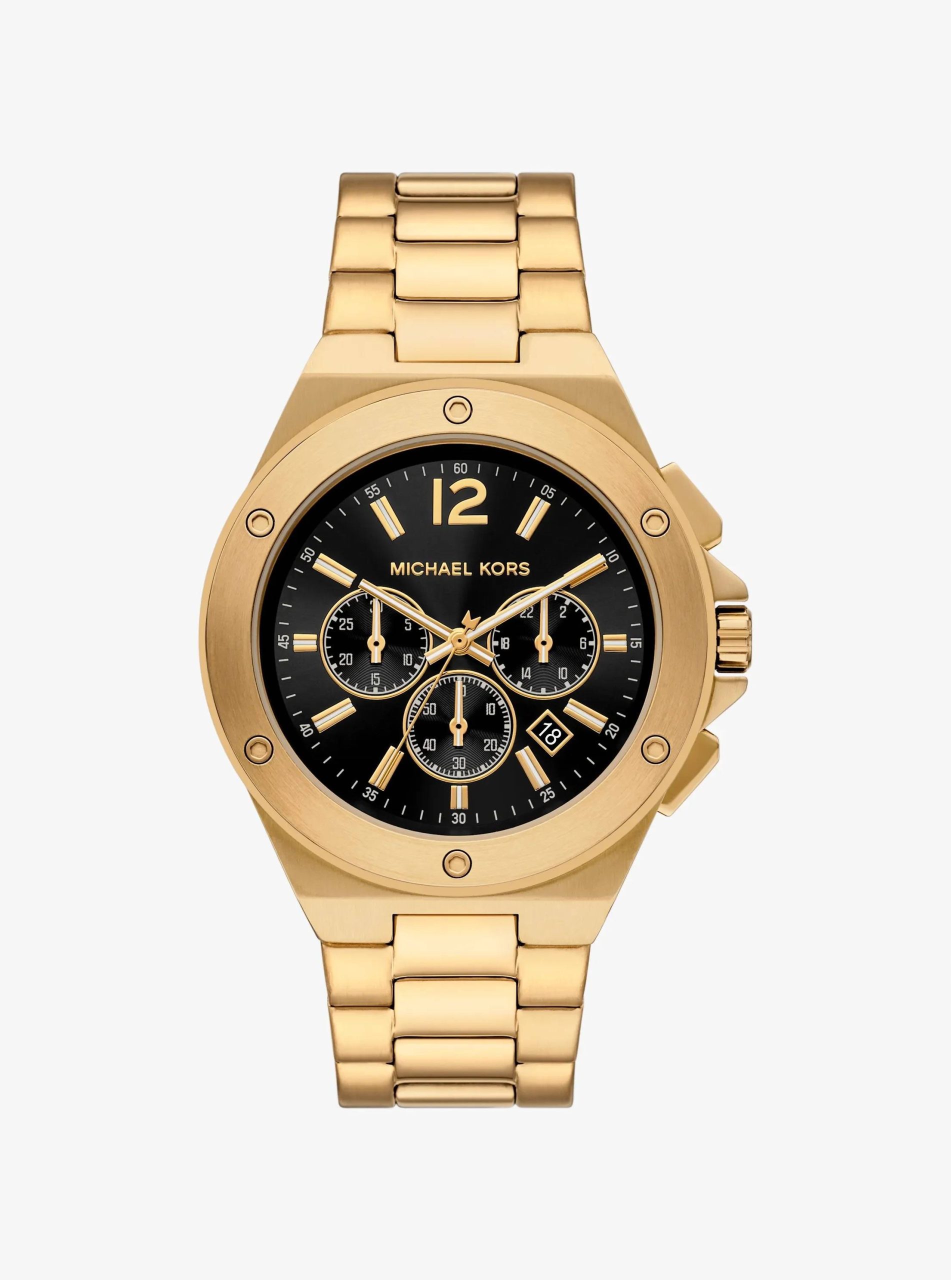 Michael Kors Oversized Lennox Gold-Tone Watch - Preorder