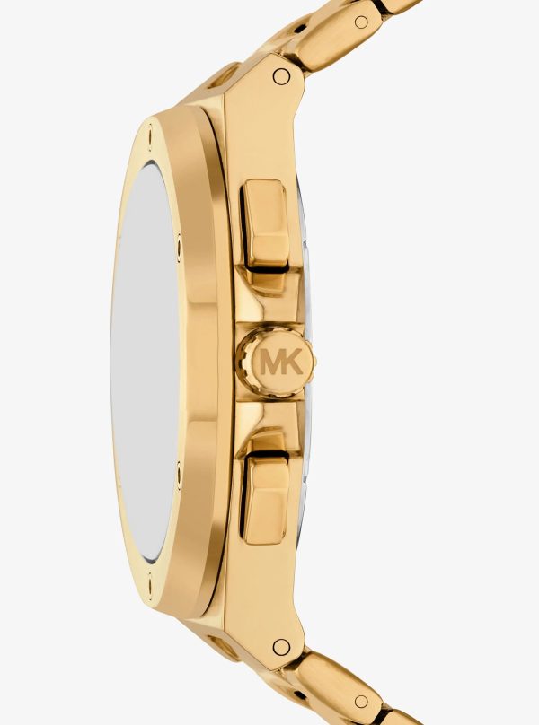 Michael Kors Oversized Lennox Gold-Tone Watch - Preorder