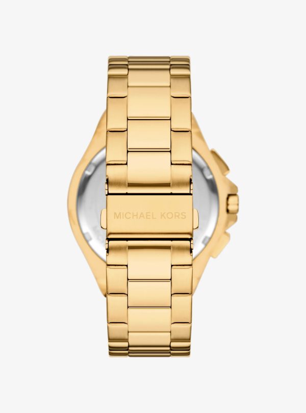 Michael Kors Oversized Lennox Gold-Tone Watch - Preorder
