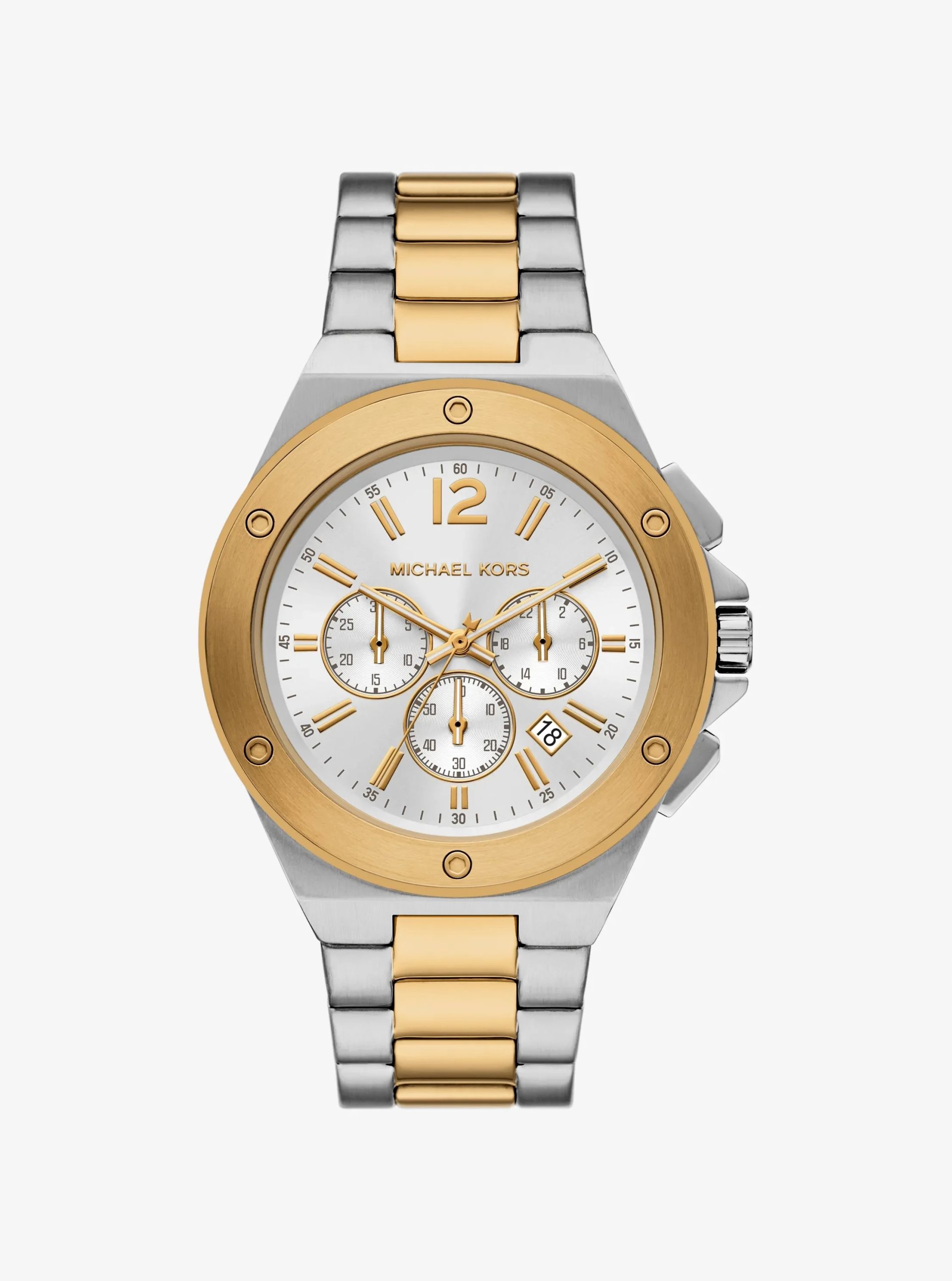 Michael Kors Oversized Lennox Two-Tone Watch - Preorder