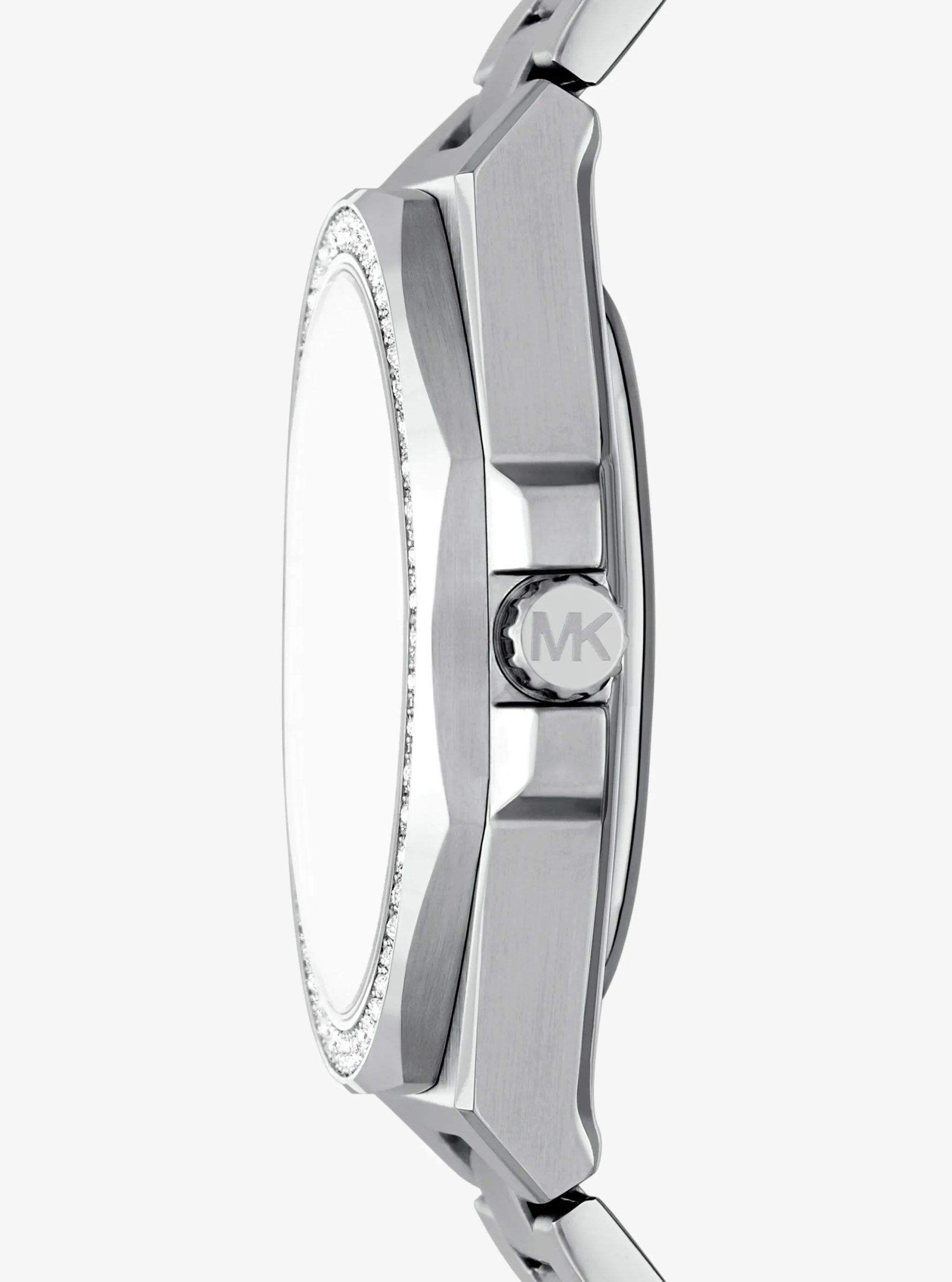 Michael Kors Oversized Callum Pavé Silver-Tone Watch - Preorder - Image 2