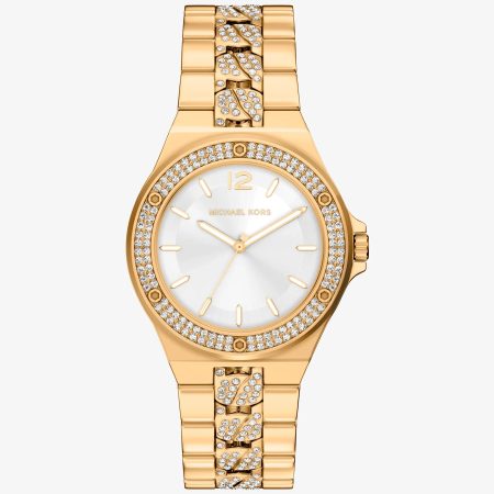 Michael Kors Lennox Pavé Gold-Tone Watch - Preorder — Gold