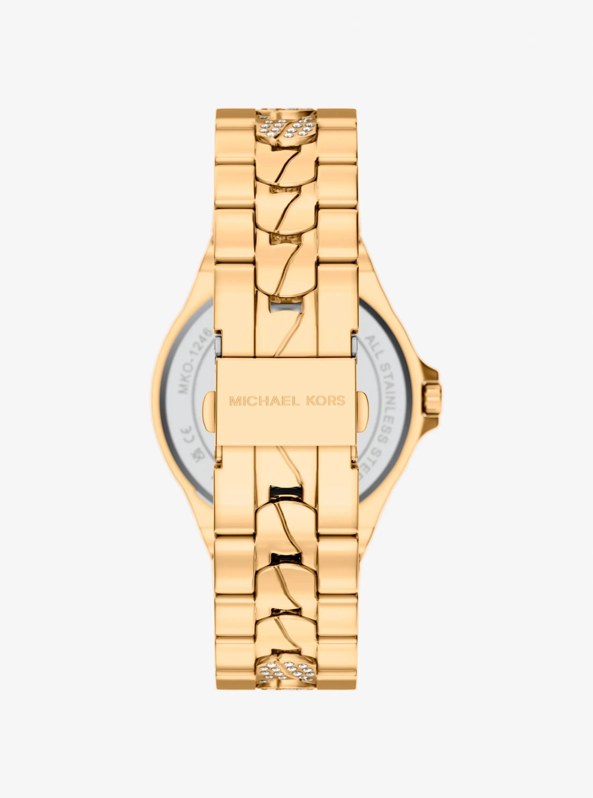 Michael Kors Lennox Pavé Gold-Tone Watch - Preorder