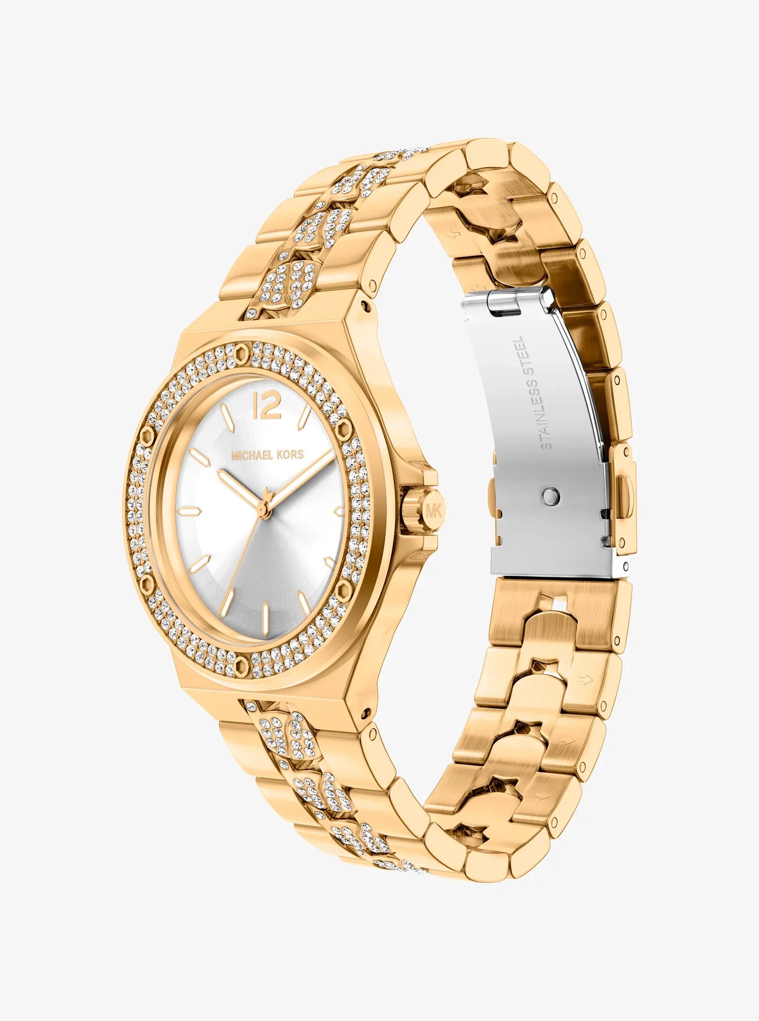 Michael Kors Lennox Pavé Gold-Tone Watch - Preorder