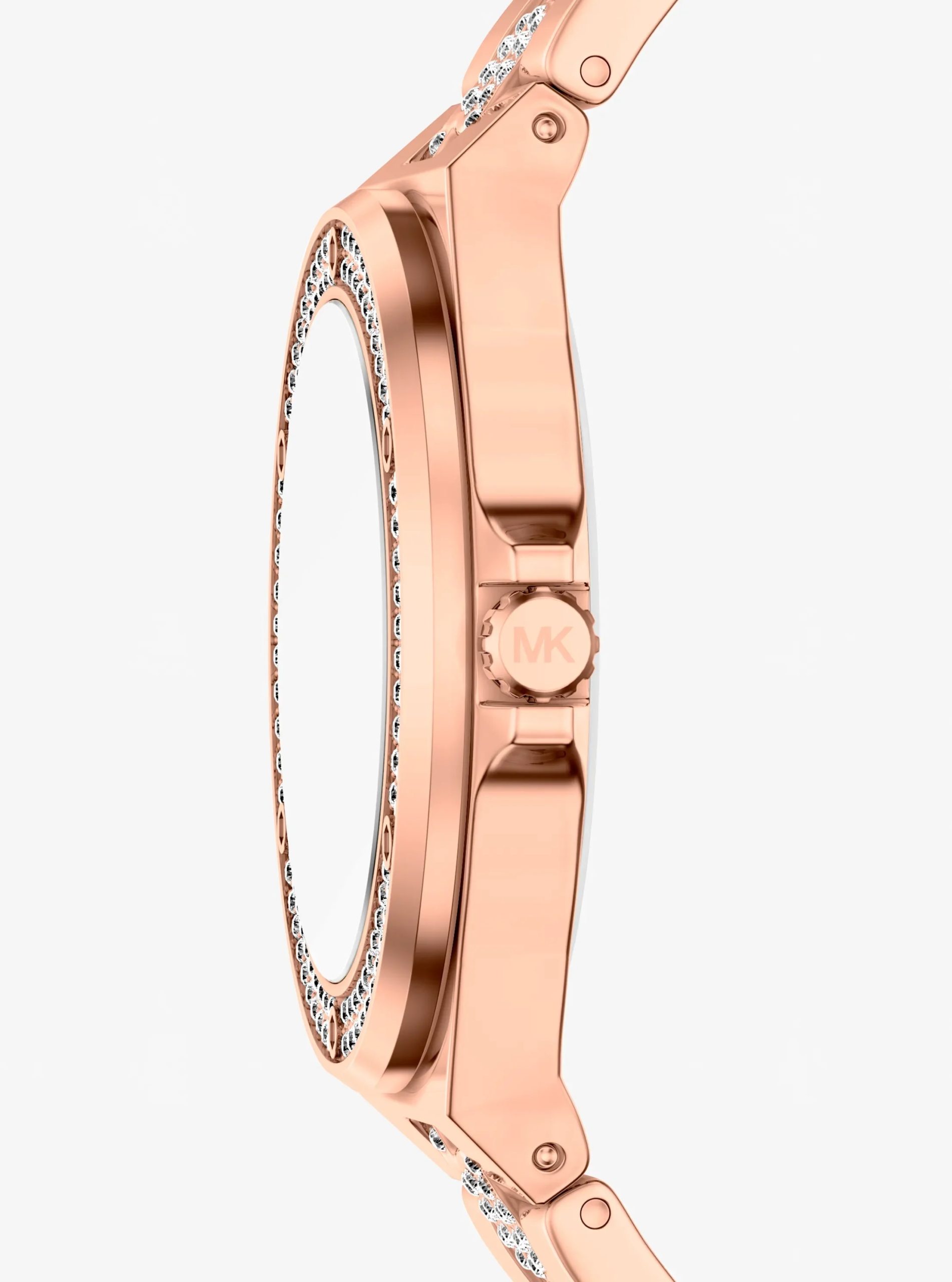 Michael Kors Lennox Pavé Rose Gold-Tone Watch - Preorder
