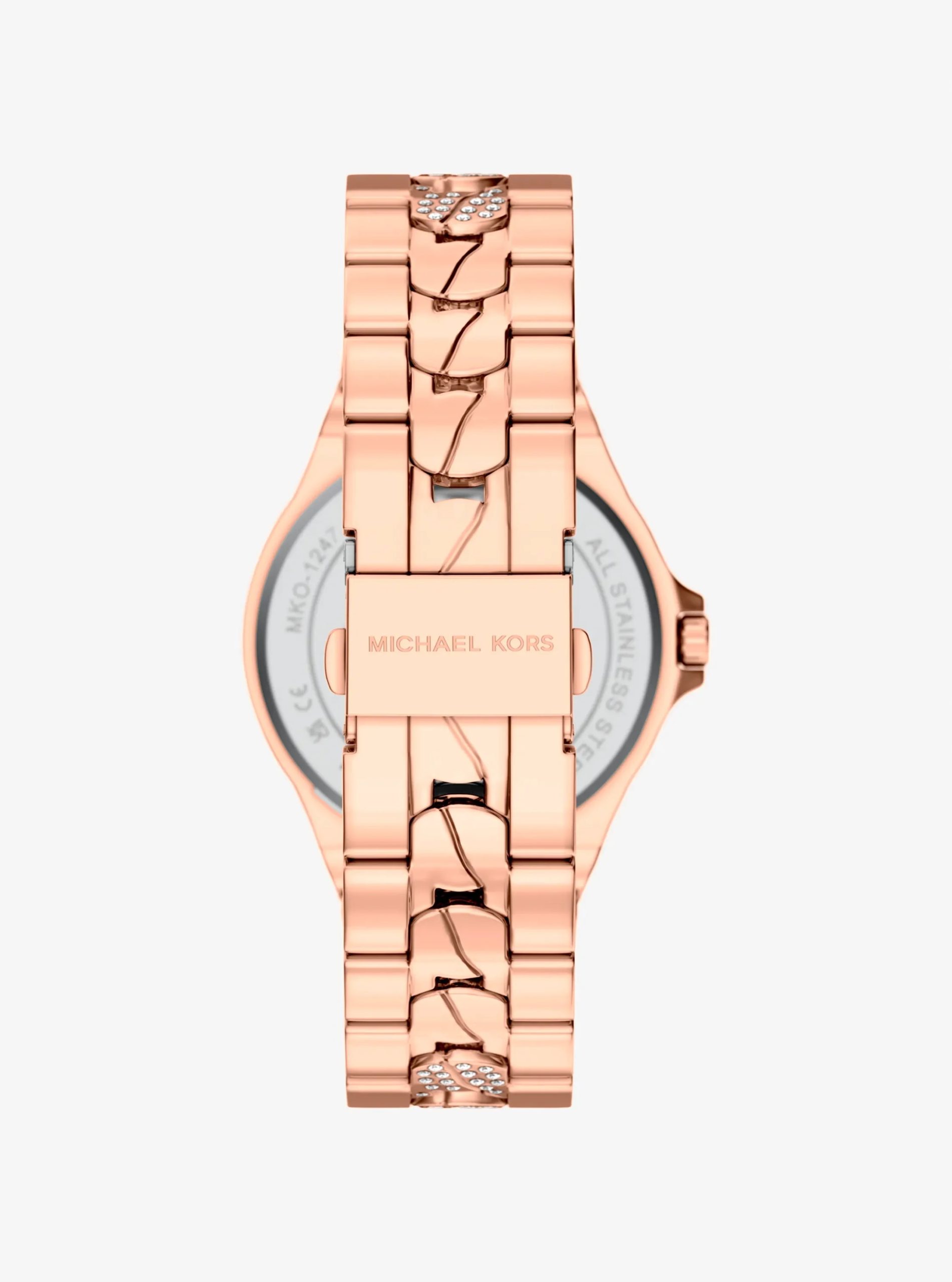 Michael Kors Lennox Pavé Rose Gold-Tone Watch - Preorder