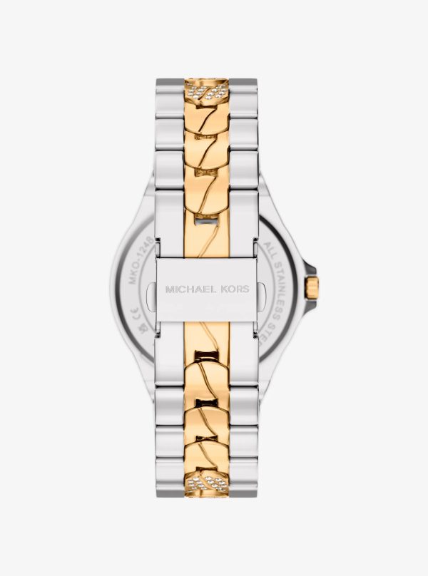 Michael Kors Lennox Pavé Two-Tone Watch - Preorder