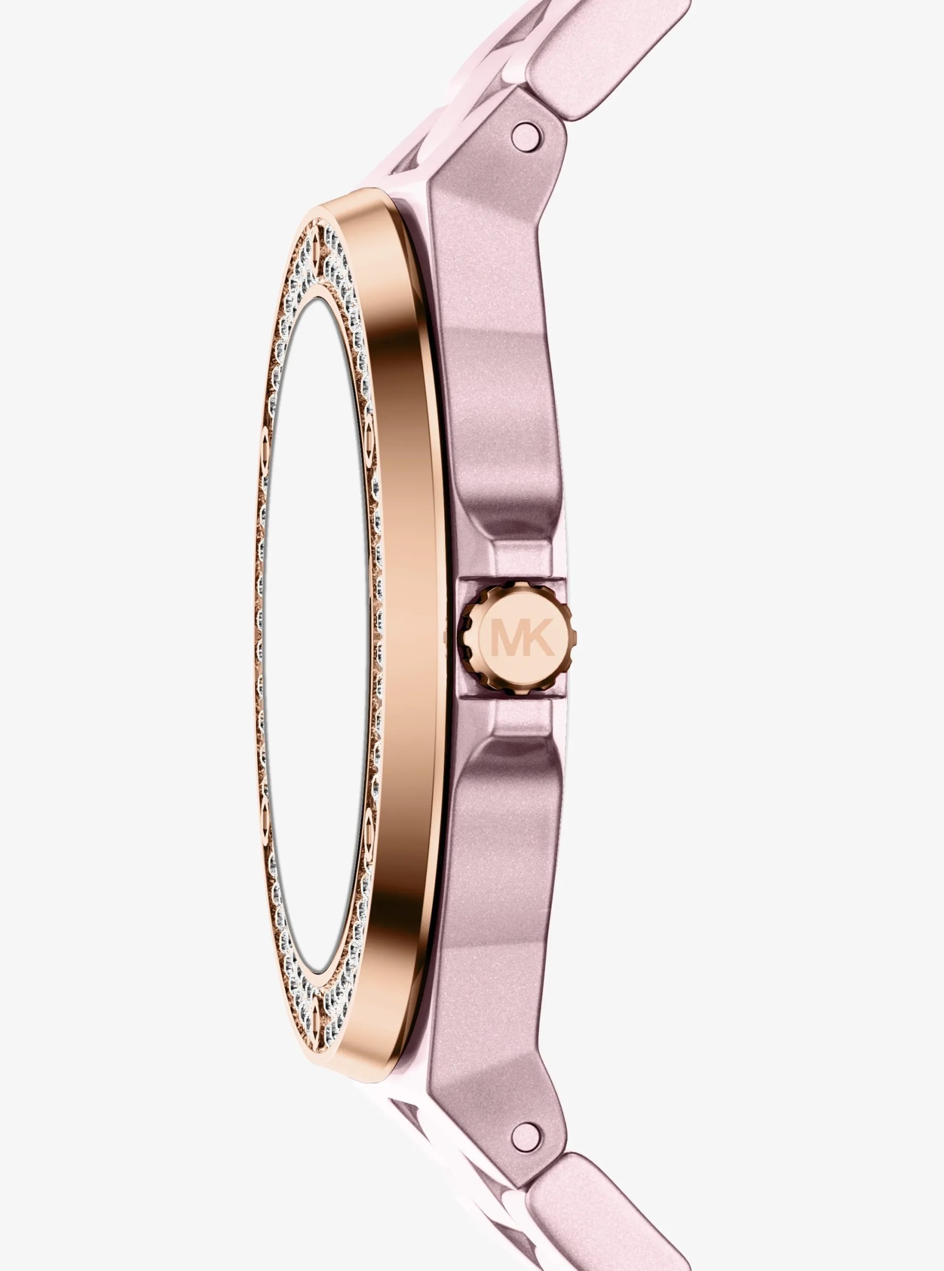 Michael Kors Mini Lennox Pavé Pink-Tone Watch - Preorder - Image 2