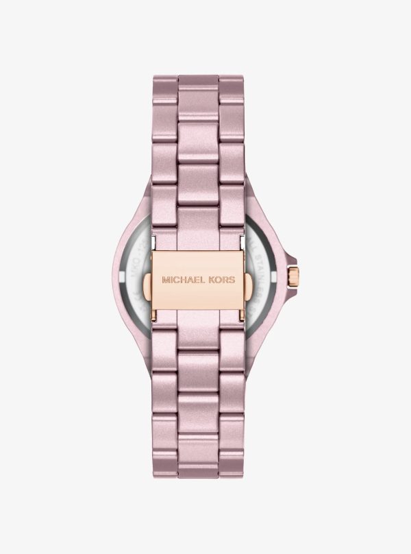 Michael Kors Mini Lennox Pavé Pink-Tone Watch - Preorder