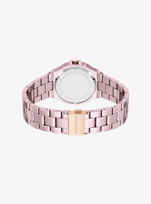 Michael Kors Mini Lennox Pavé Pink-Tone Watch - Preorder