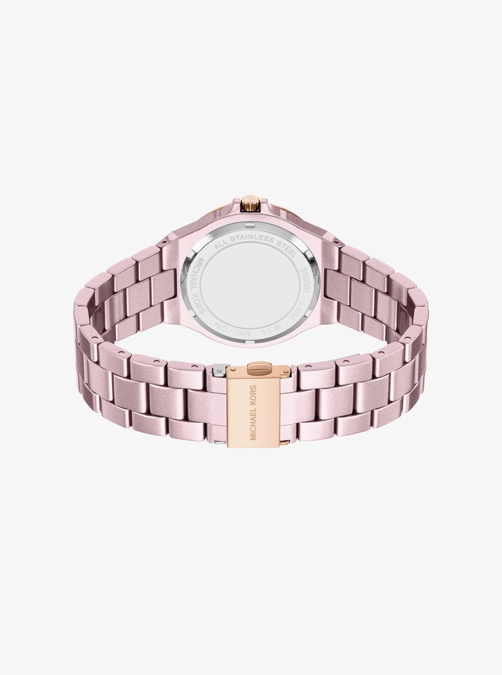 Michael Kors Mini Lennox Pavé Pink-Tone Watch - Preorder - Image 4