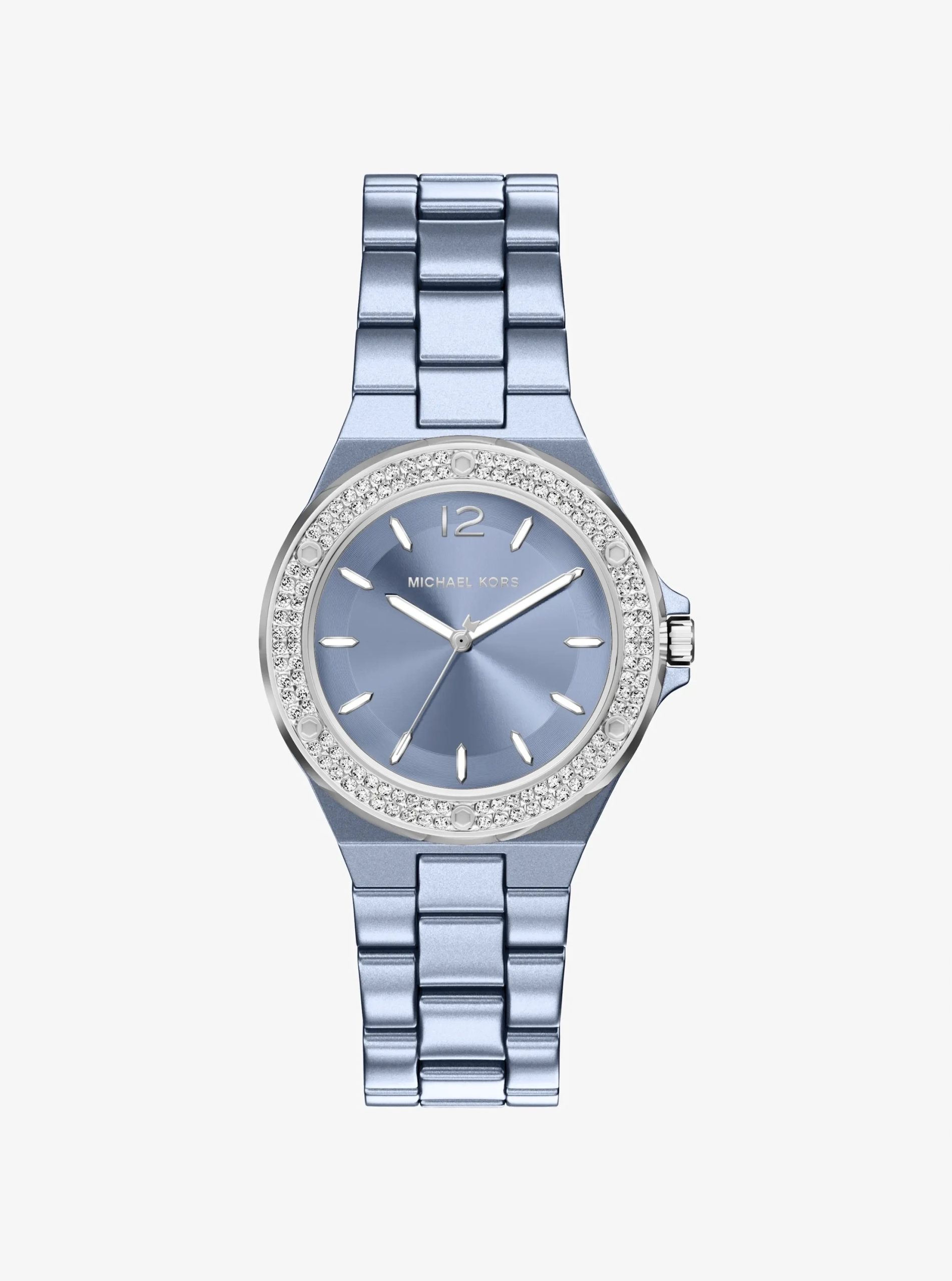 Michael Kors Mini Lennox Pavé Blue-Tone Watch - Preorder