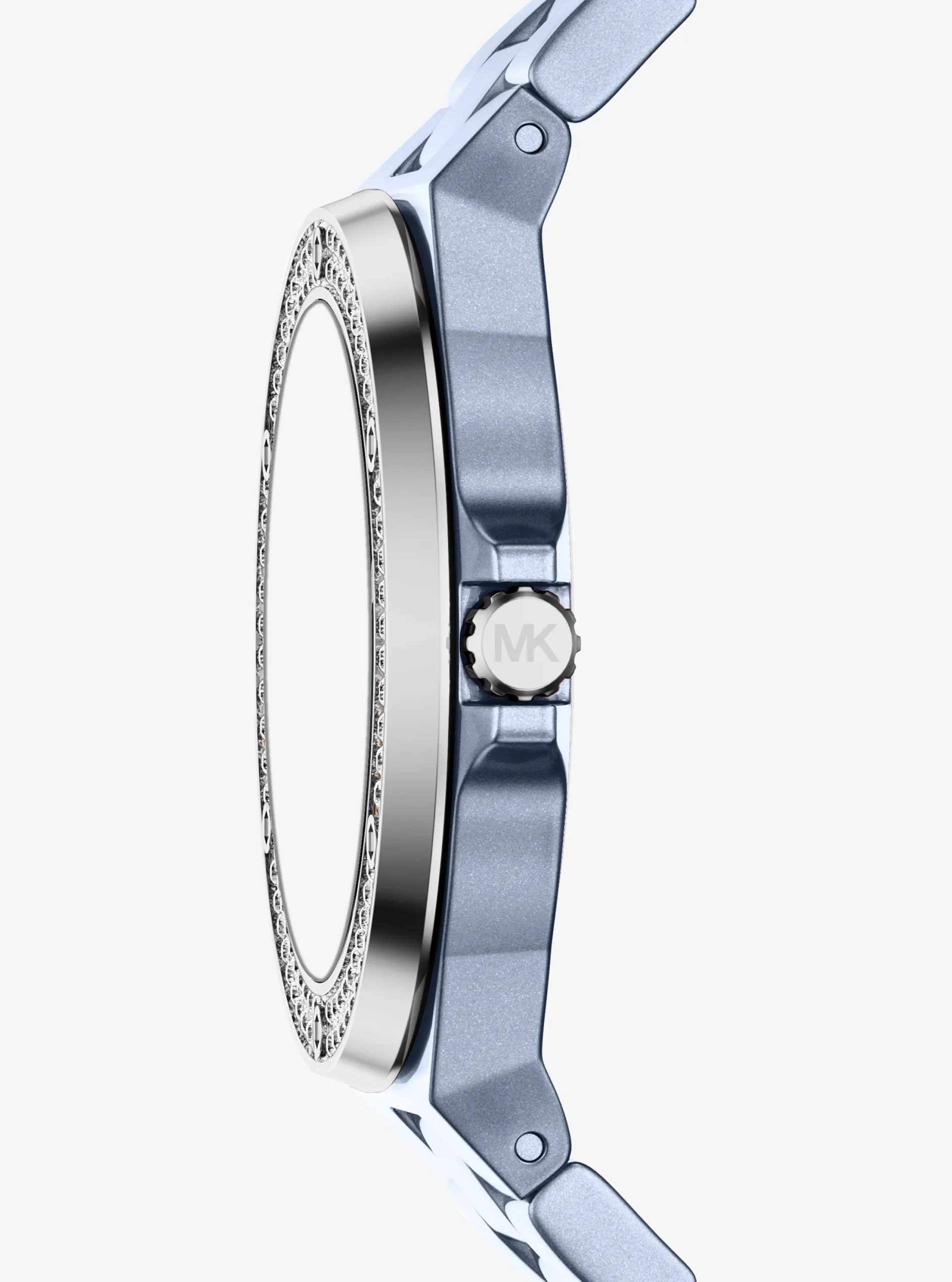Michael Kors Mini Lennox Pavé Blue-Tone Watch - Preorder - Image 2