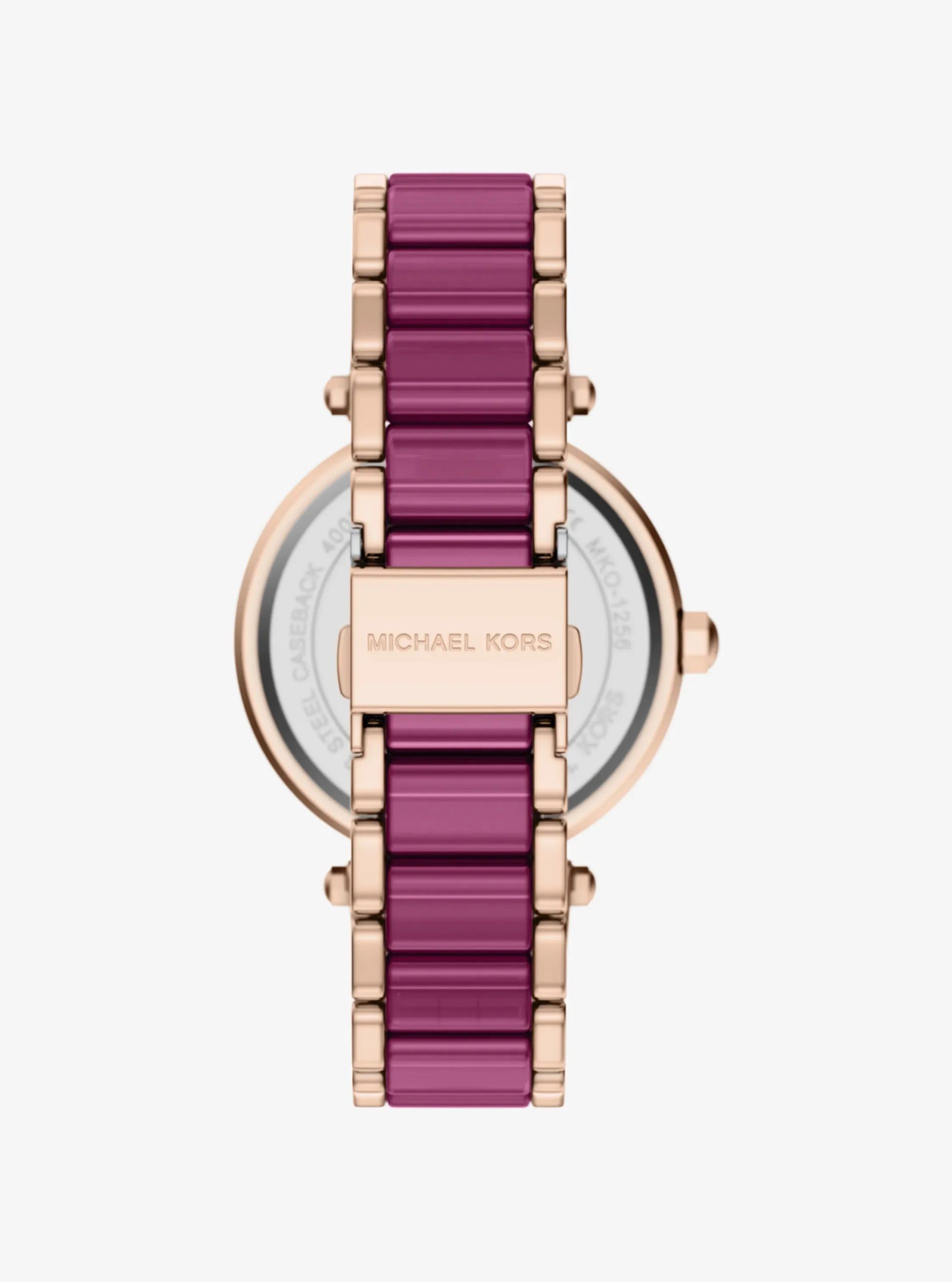 Michael Kors Oversized Parker Pavé Pink-Tone Watch - Preorder