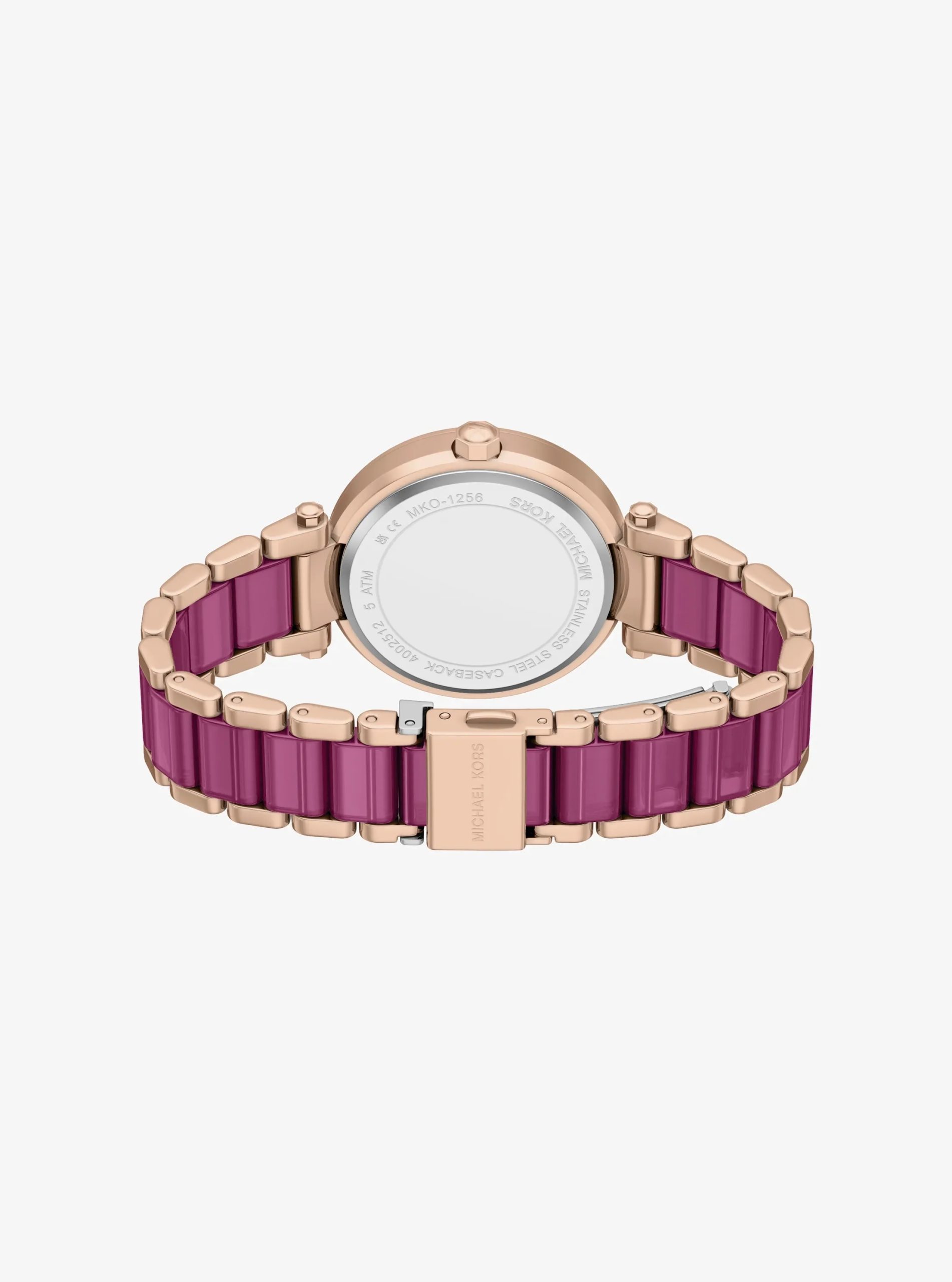 Michael Kors Oversized Parker Pavé Pink-Tone Watch - Preorder