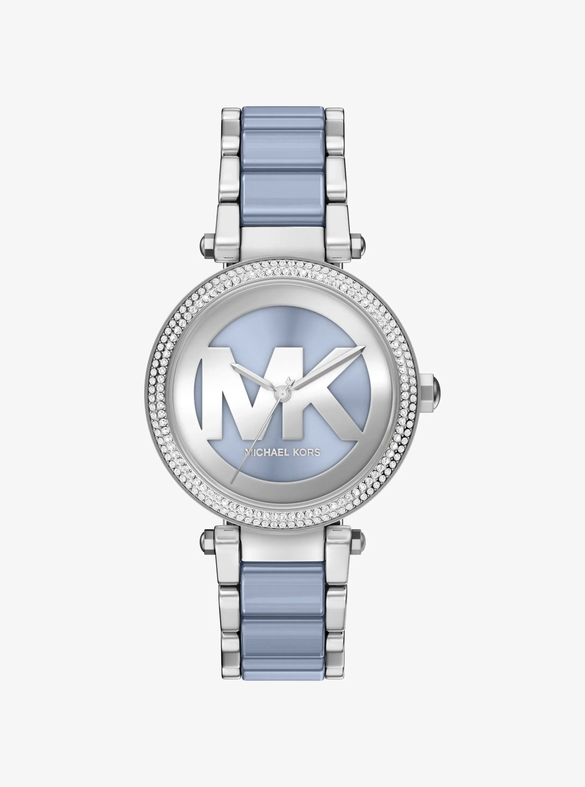 Michael Kors Oversized Parker Pavé Blue-Tone Watch - Preorder