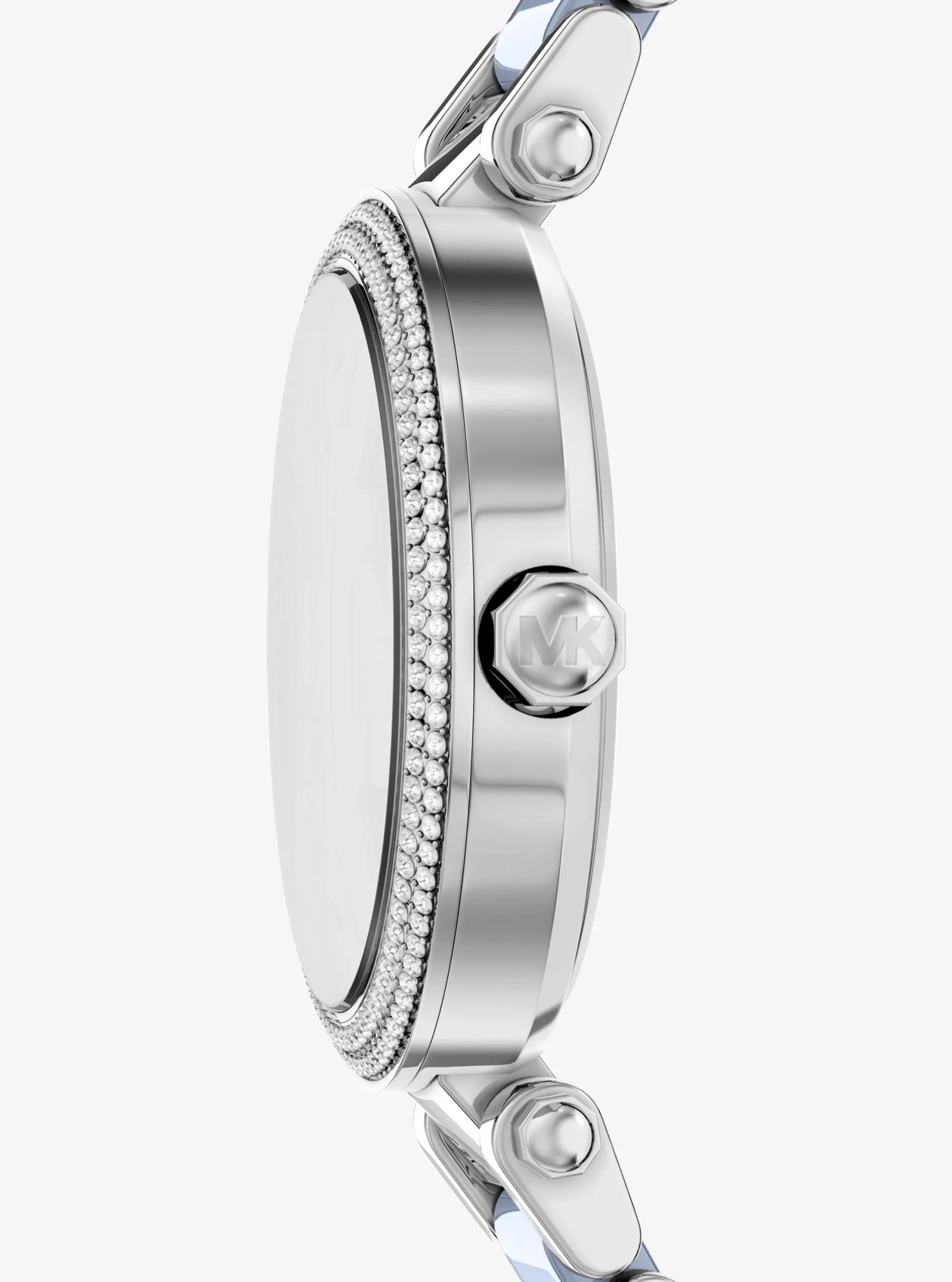 Michael Kors Oversized Parker Pavé Blue-Tone Watch - Preorder