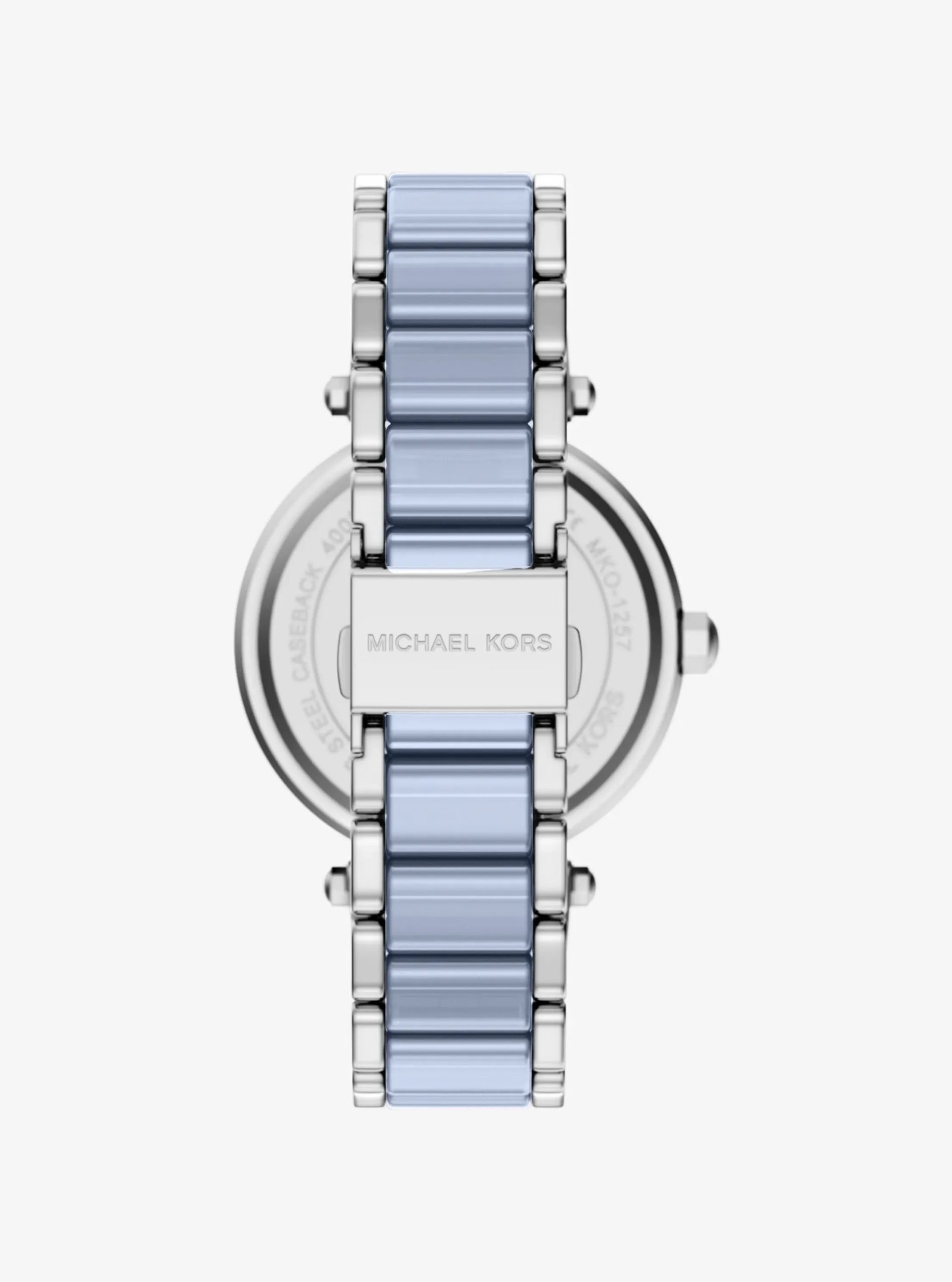 Michael Kors Oversized Parker Pavé Blue-Tone Watch - Preorder