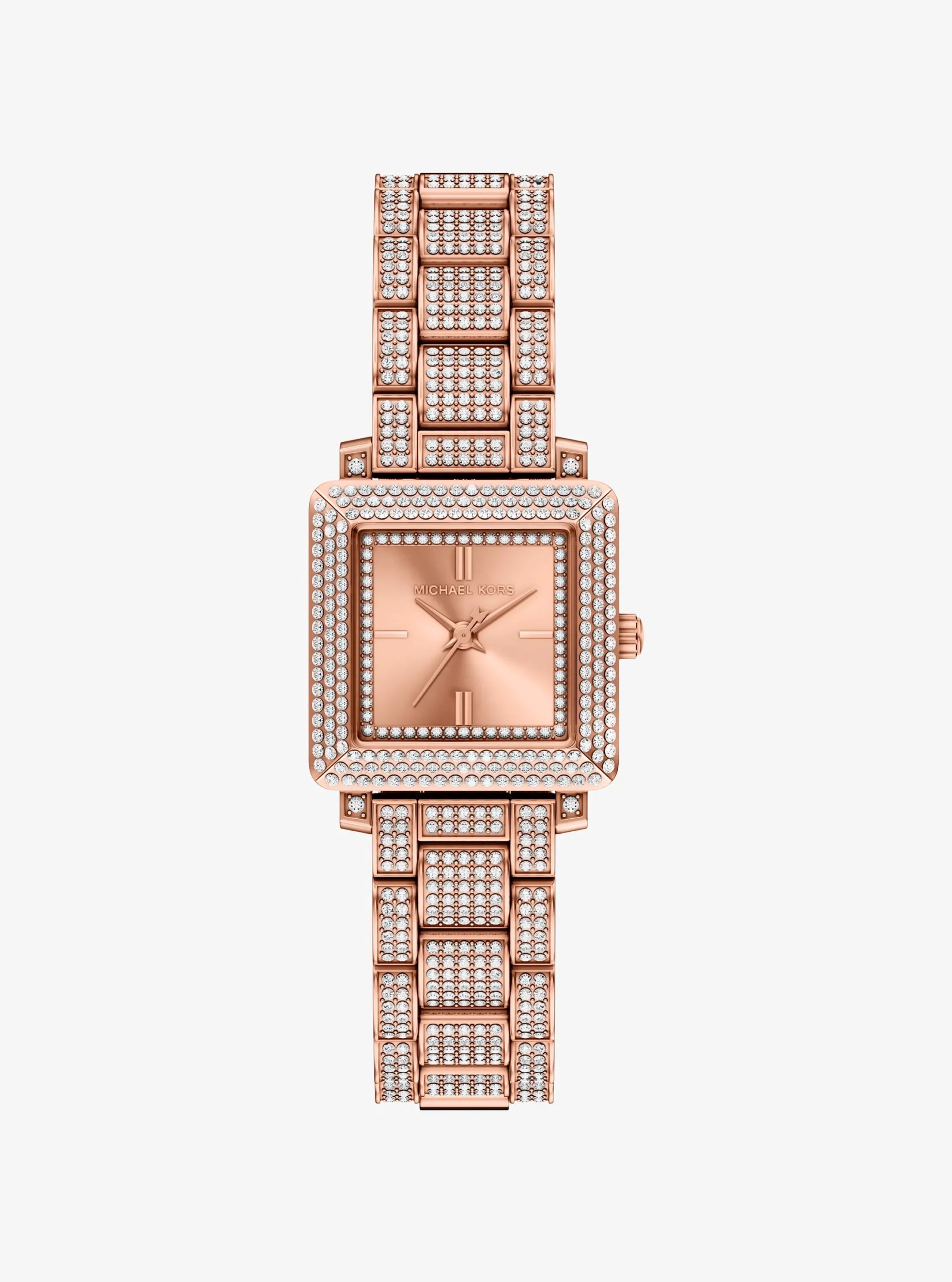 Michael Kors Petite Gwynn Pavé Rose Gold-Tone Watch - Preorder