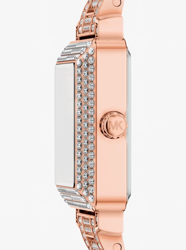 Michael Kors Petite Gwynn Pavé Rose Gold-Tone Watch - Preorder