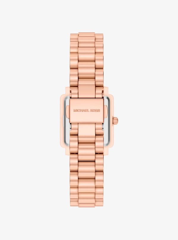 Michael Kors Petite Gwynn Pavé Rose Gold-Tone Watch - Preorder