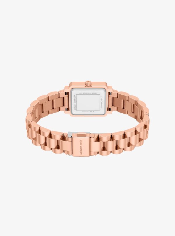 Michael Kors Petite Gwynn Pavé Rose Gold-Tone Watch - Preorder