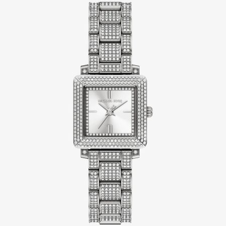 Michael Kors Petite Gwynn Pavé Silver-Tone Watch - Preorder — Silver