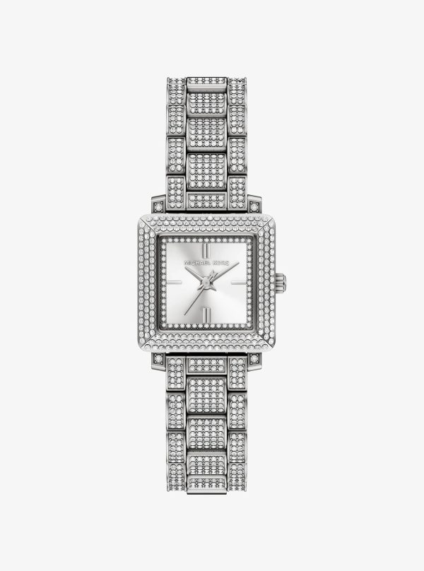 Michael Kors Petite Gwynn Pavé Silver-Tone Watch - Preorder