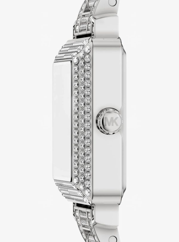 Michael Kors Petite Gwynn Pavé Silver-Tone Watch - Preorder